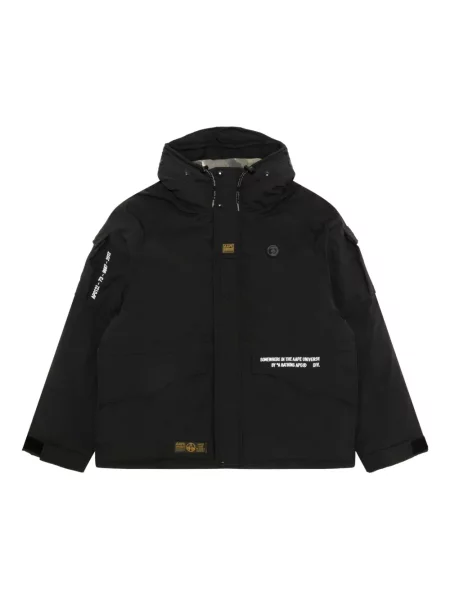 Geacă Aape By A Bathing Ape cu glugă negru