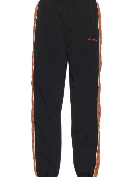FUBU Pantaloni Corporate portocaliu mandarină / negru alb