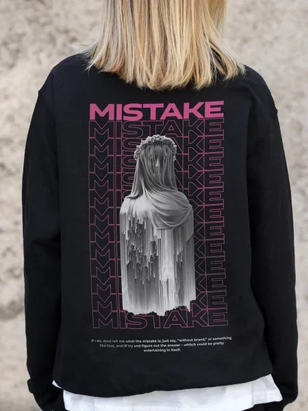 Світшот Without чорний