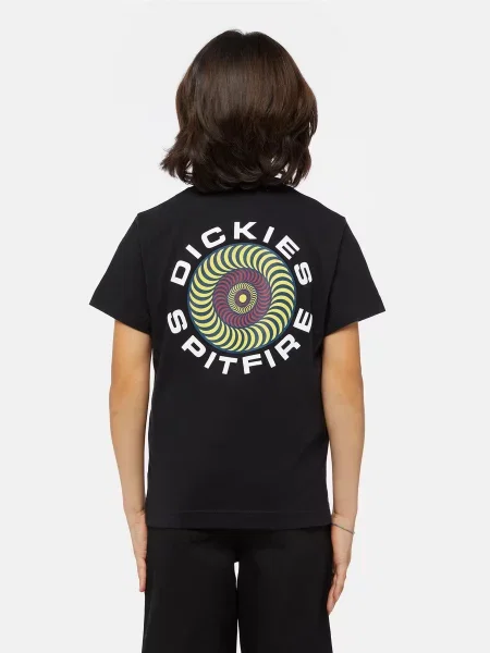 Дитяча Футболка Dickies x Spitfire чорний