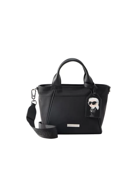 Geantă KARL LAGERFELD Negru alb