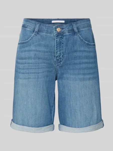 Szorty jeansowe z wpuszczanymi model Summer Clean' Mac niebieskie