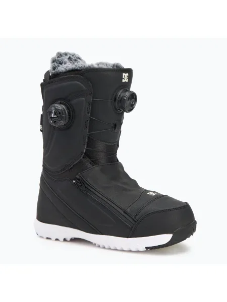 Női snowboard cipő DC Mora black/white. Méret: fehér