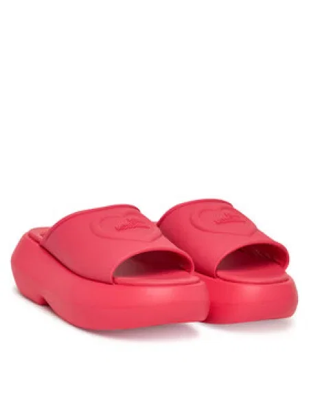 Pantofle Love Moschino růžové