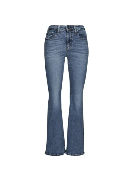 Džínsy so strihom ku čižmám Levi's modrá
