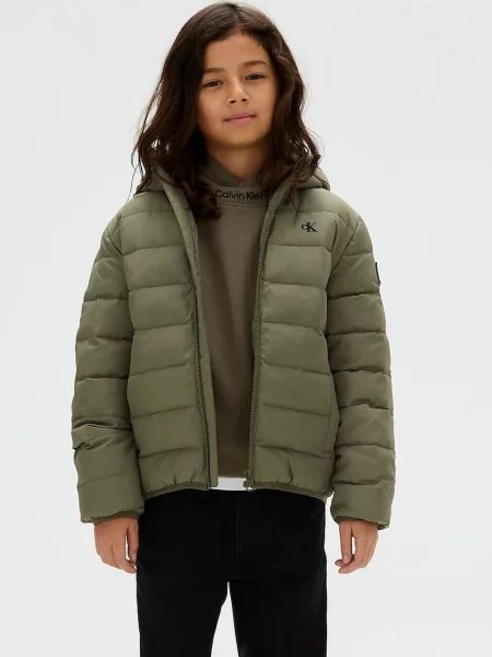 Calvin Klein Jeans geacă de puf verde