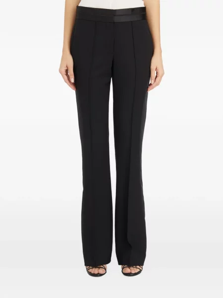 Zvonaste hlače Helmut Lang lepršave crna