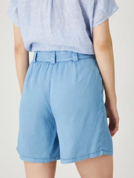 Kraťasy Medicine hladké high waist modrá