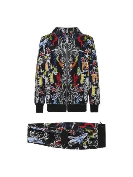 Spodnie Philipp Plein z kapturem do biegania