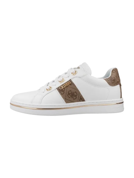 Sneakerși Guess alb