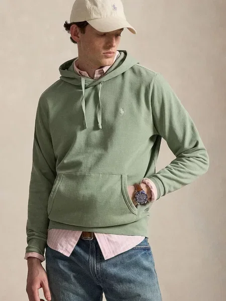 Polo Ralph Lauren hanorac cu glugă pentru bărbați din verde