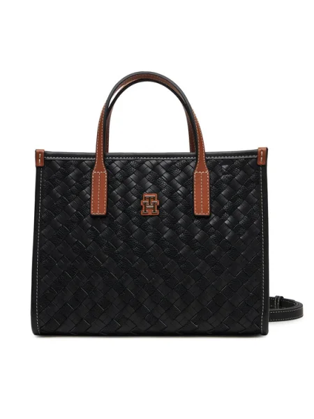 Tommy Hilfiger Kabelka Th City Mini Tote čierna