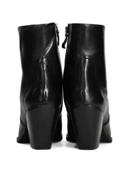 Botine Julie Dee din piele negru