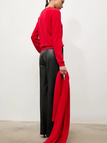 Шерстяной кардиган Answear.lab красный