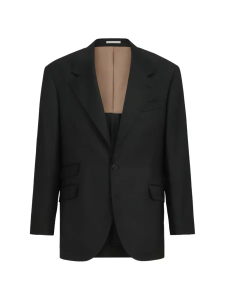 Sacou Brunello Cucinelli de lână negru