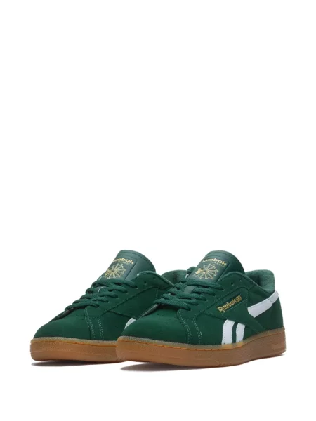 Sneakerși Reebok din piele de căprioară verde