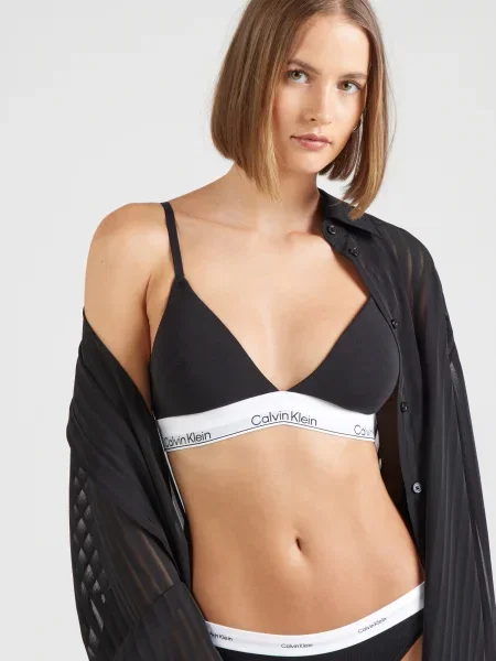 Calvin Klein Underwear Sutien negru alb