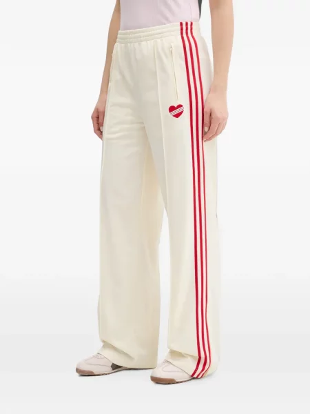 Pantaloni Adidas cu dungi alergare negru