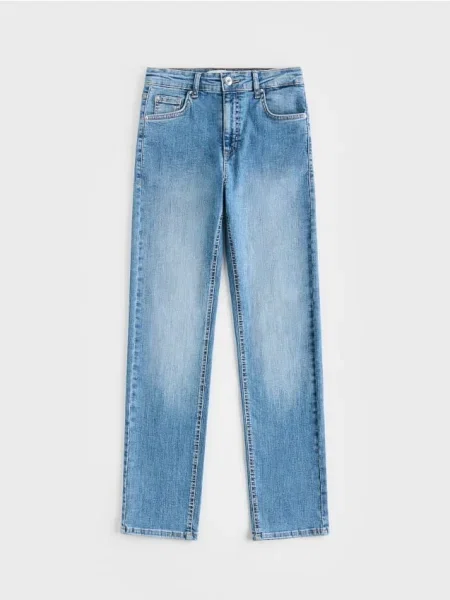 Reserved Jeansy boyfriend niebieski