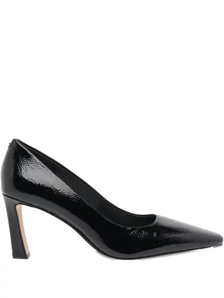Pantofi cu toc Michael Michael Kors din piele de lac negru