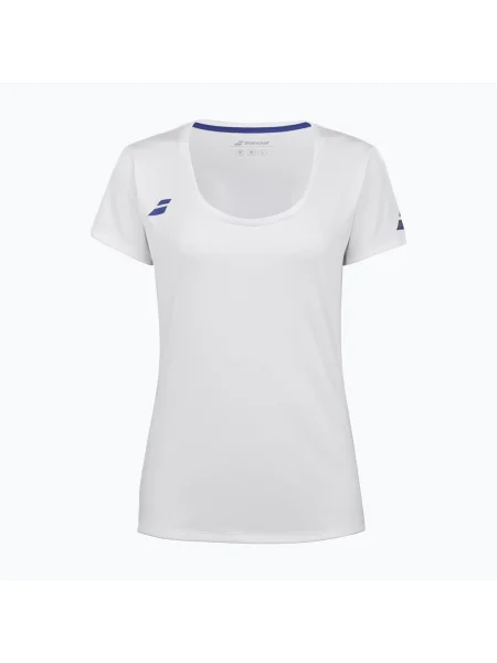 Дамска тениска Babolat Play Cap Sleeve Top white/white бяло