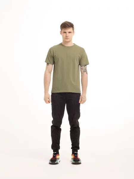 Футболки і поло Fruit of the loom Original оливковий