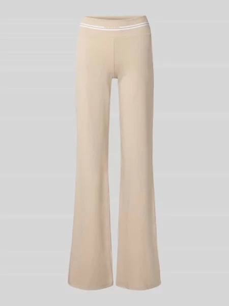 Legginsy o rozkloszowanym kroju z elastycznym pasem model Jasmin' Oh April