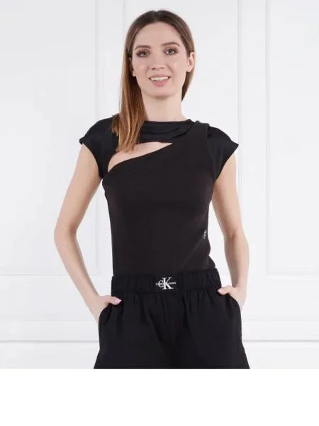 CALVIN KLEIN JEANS Blúz fekete