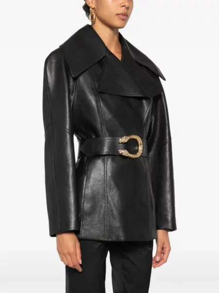 Cu centură geacă Gucci negru