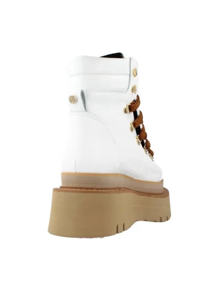 Pantofi Yellow alb