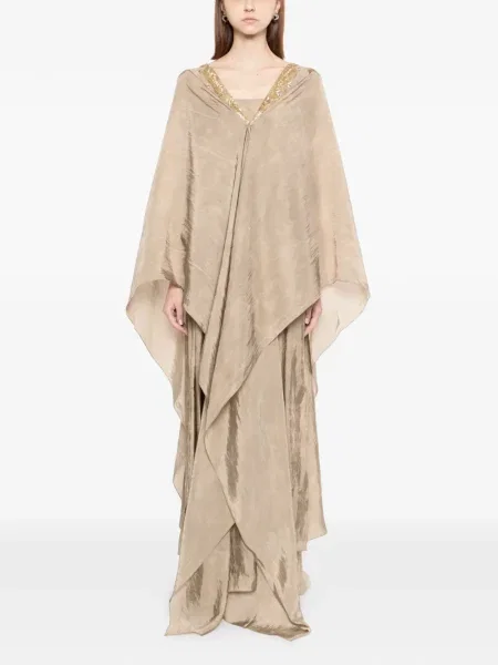 Rochie maxi Shatha Essa drapată de costum