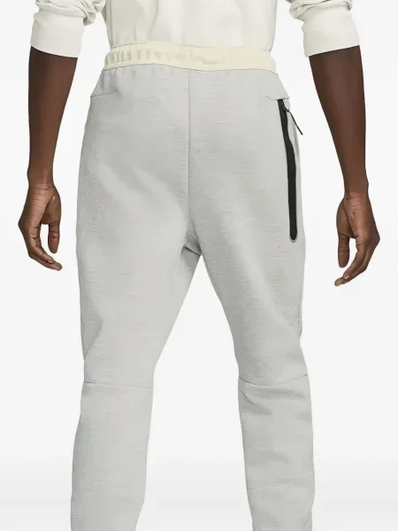 Pantaloni Nike din fleece alergare cu broderie negru