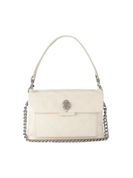 Kurt Geiger London torebka skórzana CELIA beżowa