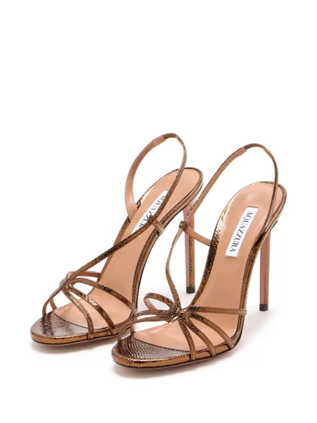 Sandale Aquazzura cu bretele maro