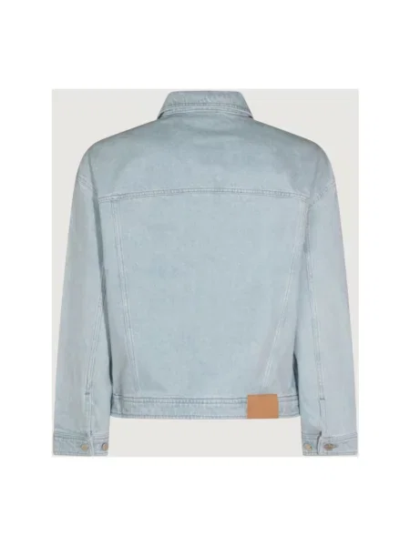 Maison Kitsuné kurtka jeansowa niebieska