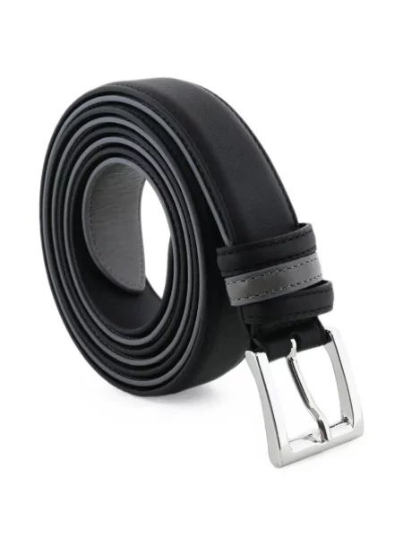 Cu centură curea Julie Kegels din piele negru