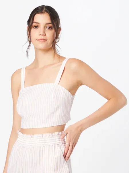 ABOUT YOU Limited Top Lino / portocaliu bej