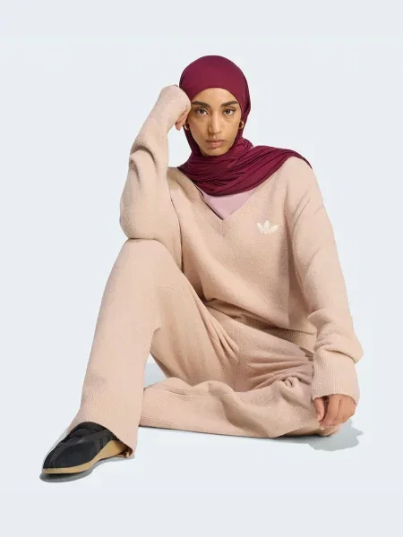 Adidas Originals sweter Essentials Knit beżowy