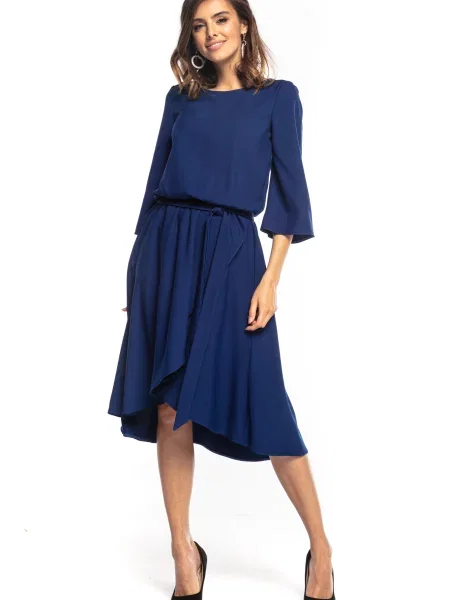 Sukienka midi Tessita niebieska