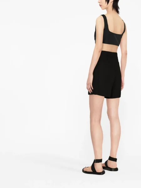 Топ Red Valentino изрязани черно