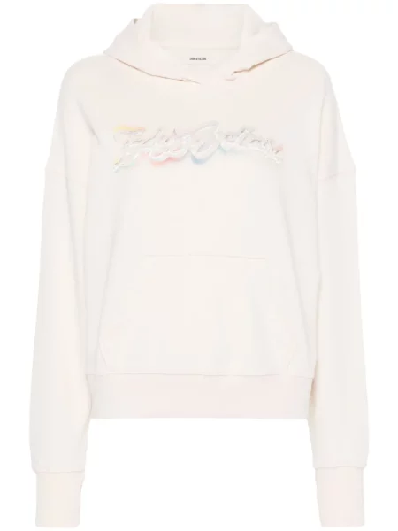 Hanorac cu glugă Zadig&voltaire cu imagine roz