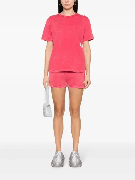Raštuotas marškinėliai Alexander Wang rožinė