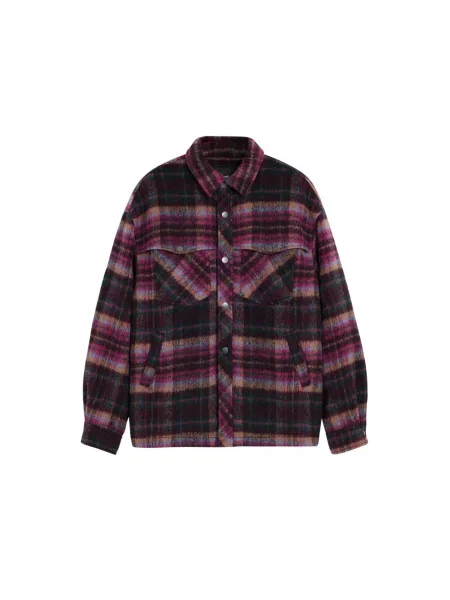 Desigual Prehodna jakna turkizna / rjava / jagoda / vinsko rdeča