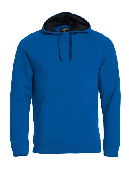 Clique Classic Hoody – bluza z kapturem i kieszenią kangurka – royal blue niebieska