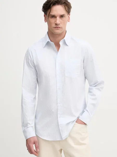 United Colors of Benetton Košulja za muškarce od pamuka plava