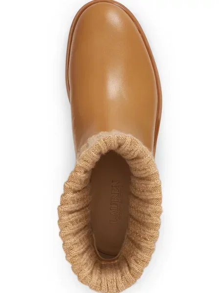 Кожаные ботильоны Lauren Ralph Lauren