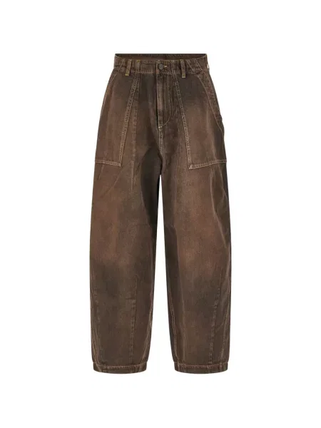 Blugi cu picior larg True Avenue maro
