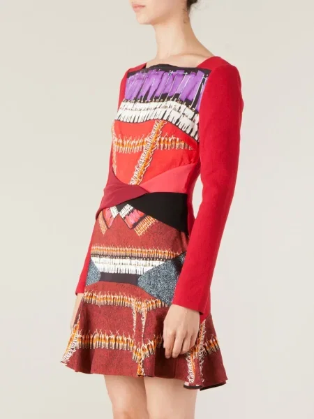 Rochie Peter Pilotto de costum roșu