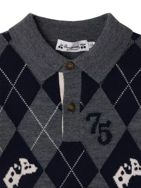 Sweter dziecięcy Bonpoint szary