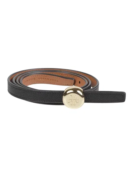 Pasek Tory Burch dwustronny brązowy